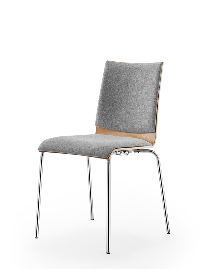 aticon | upholstered seat and back | oak