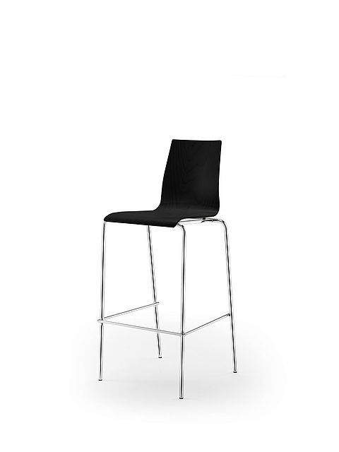 garcia barstool | black stained shell