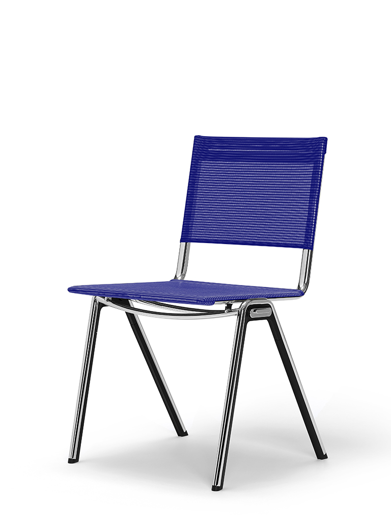 BLAQ chair | geteilte Sitz- und Rückenfläche | Tintenblau