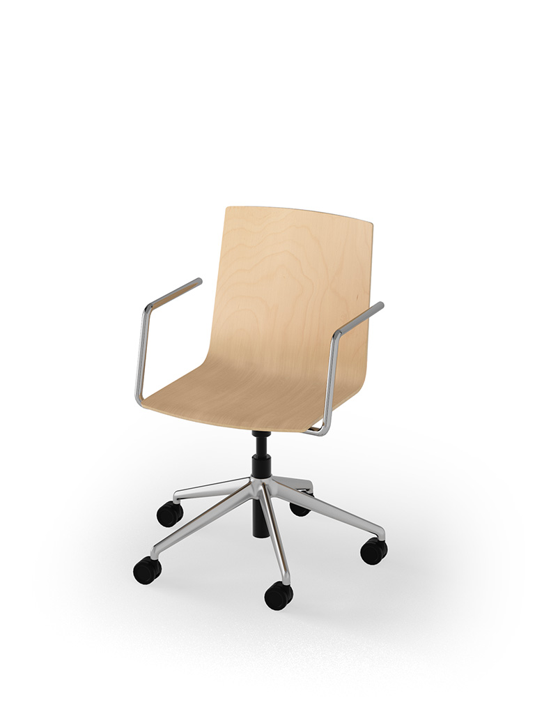 BLAQ wood 476 Office Chair | ungepolstert