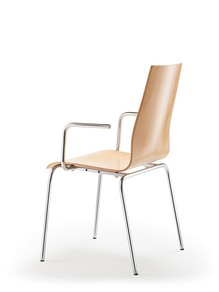 garcia | four-legged chair | armrest 200