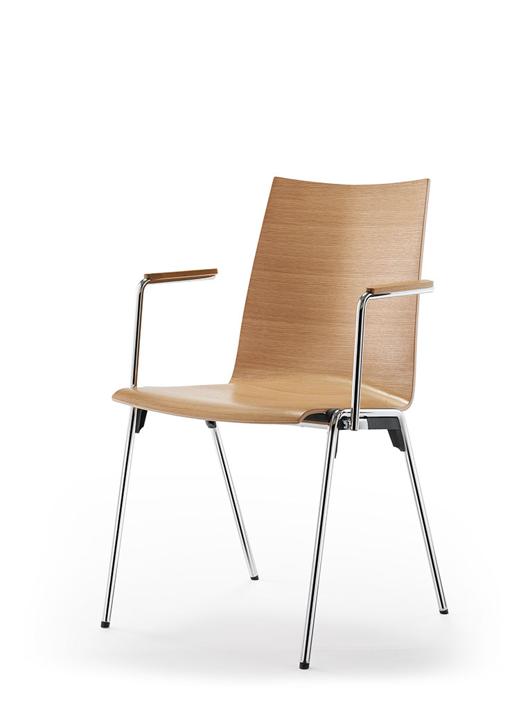 logochair four-legged chair | oak | not upholstered